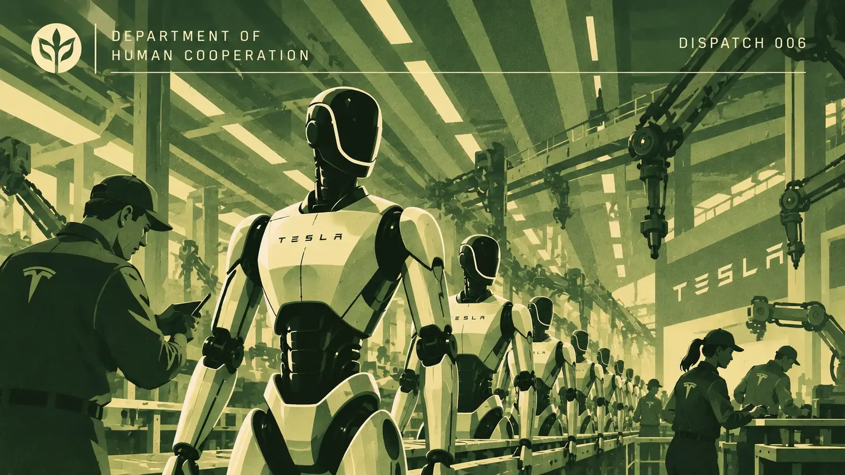 Illustrated Department propaganda poster for dispatch 006